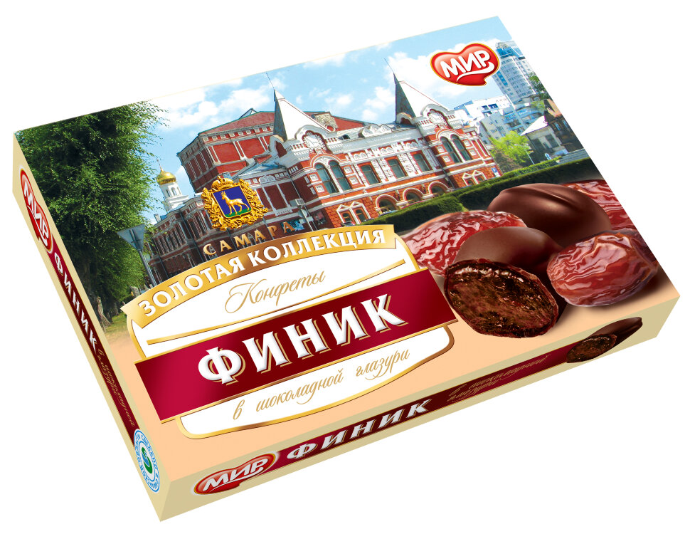  КФ МИР Финики в шоколадной глазури 160г  в Воронеже