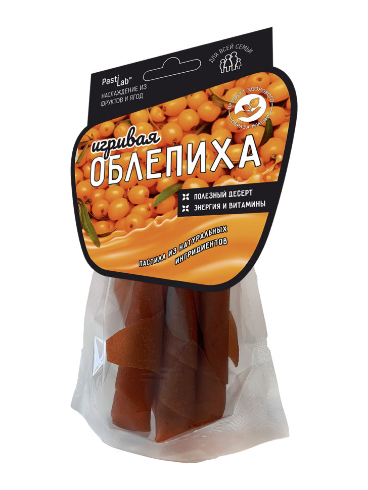 Пастила "Игривая облепиха"(блок 10шт по 50г)  в Воронеже
