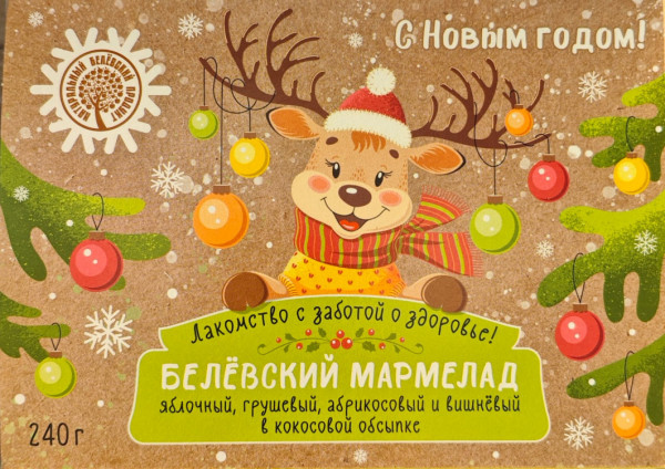 №2 Мармелад белевский на фруктозе 240г НГ в Воронеже