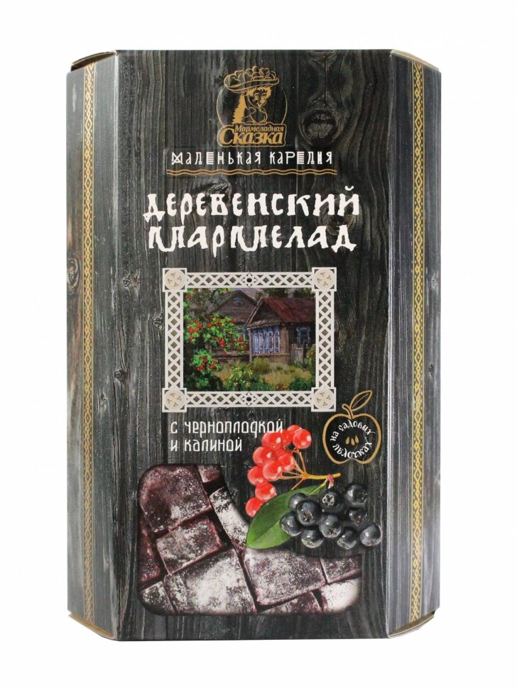 Мармелад деревенский "С калиной и черноплодной рябиной" 300г в Воронеже