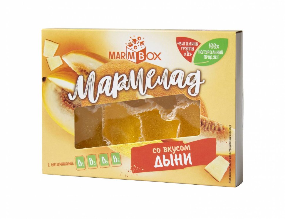 Мармелад желейный Marmbox "Дыня" 170г    в Воронеже