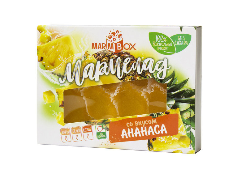Мармелад желейный Marmbox "Ананас" 170г   в Воронеже